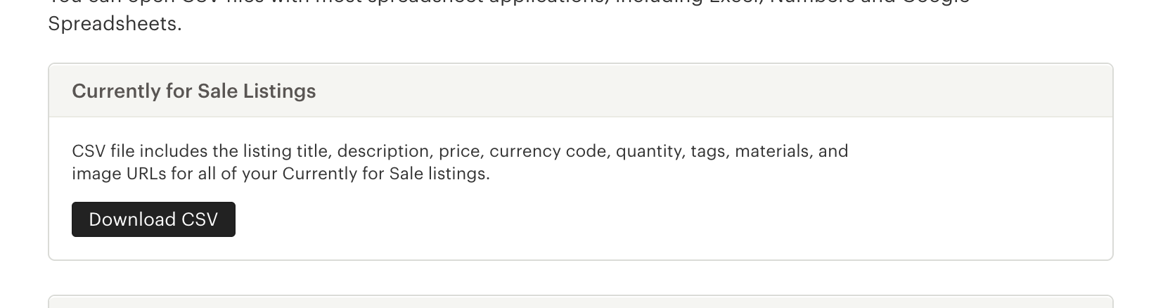 Step 5 - Download CSV button