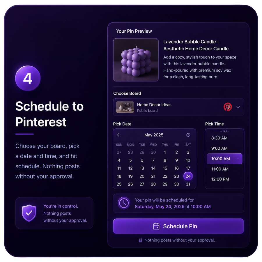 Schedule and post consistently